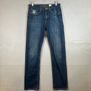 Cinch Jeans Men's 30x34 Ian Slim Straight Medium Wash Denim MB98034007 Western
